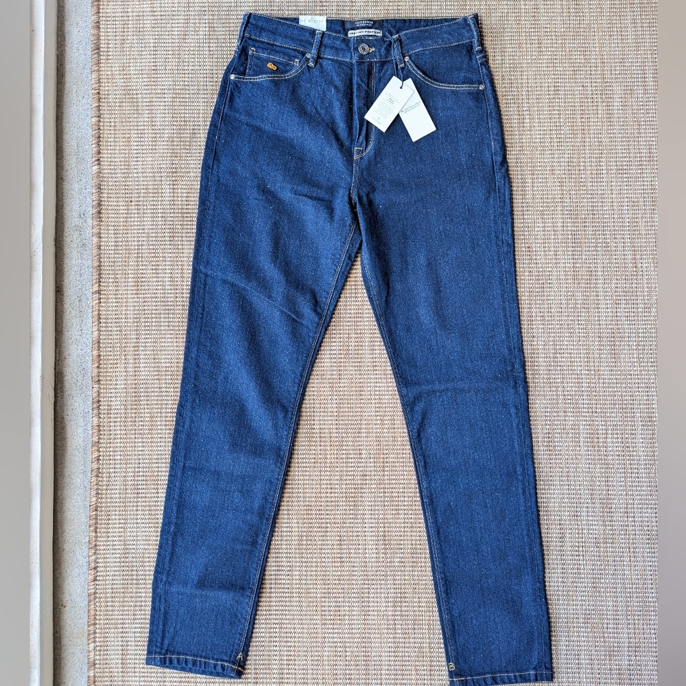 Scotch & Soda Knot My Problem Haut High Rise Dark Wash Skinny Jeans